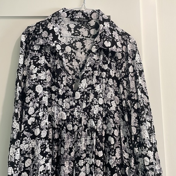 Zara Printed Mini Dress - Picture 3 of 5